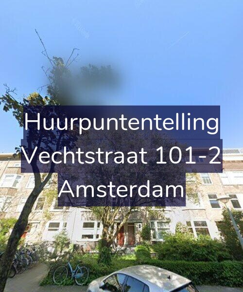 Foto gevel Huurpuntentelling voor Vechtstraat 101-2, Amsterdam
