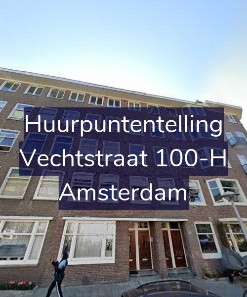 Foto gevel Huurpuntentelling voor Vechtstraat 100-H, Amsterdam