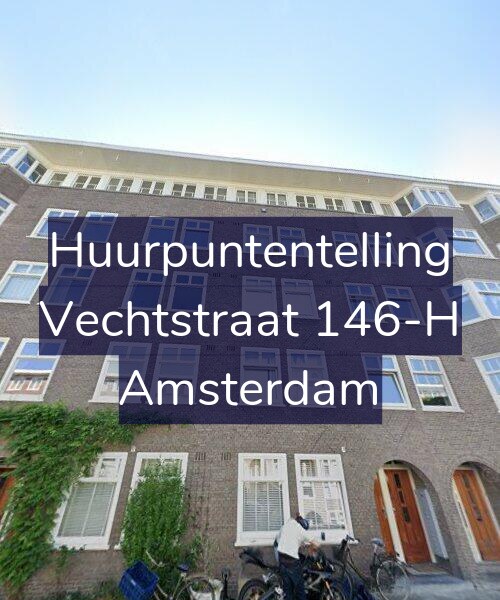 Foto gevel Huurpuntentelling voor Vechtstraat 146-H, Amsterdam