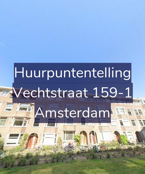 Foto gevel Huurpuntentelling voor Vechtstraat 159-1, Amsterdam