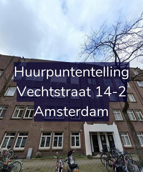 Foto gevel Huurpuntentelling voor Vechtstraat 14-2, Amsterdam