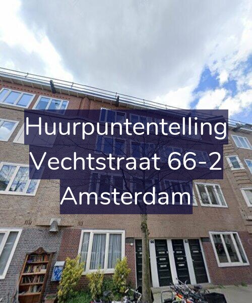 Foto gevel Huurpuntentelling voor Vechtstraat 66-2, Amsterdam