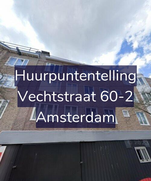 Foto gevel Huurpuntentelling voor Vechtstraat 60-2, Amsterdam