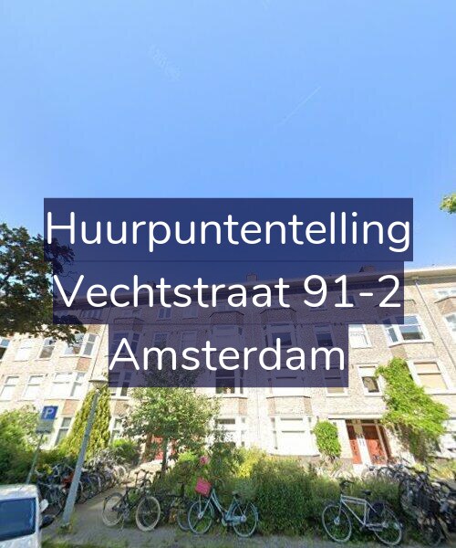 Foto gevel Huurpuntentelling voor Vechtstraat 91-2, Amsterdam