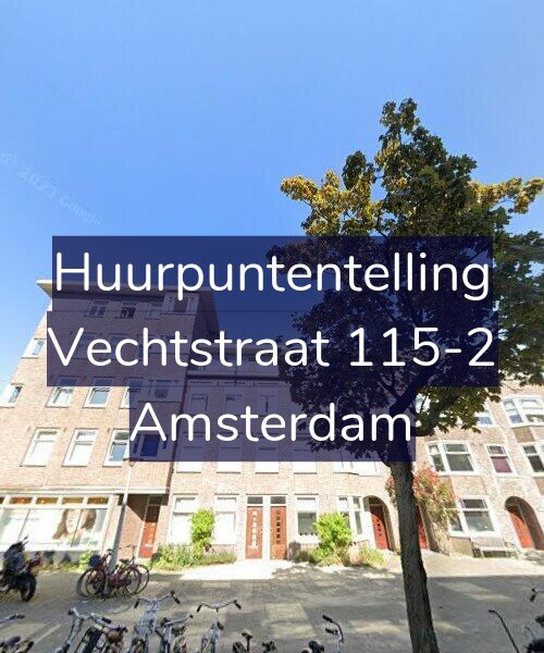 Foto gevel Huurpuntentelling voor Vechtstraat 115-2, Amsterdam