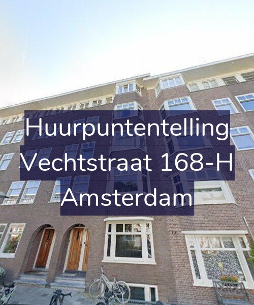 Foto gevel Huurpuntentelling voor Vechtstraat 168-H, Amsterdam