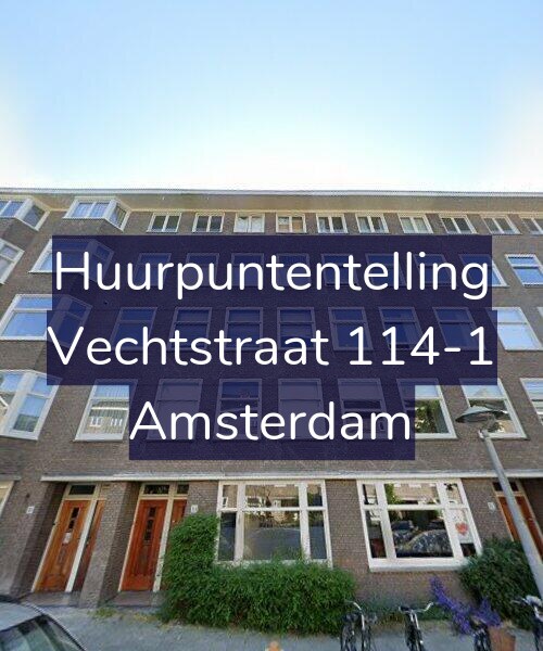 Foto gevel Huurpuntentelling voor Vechtstraat 114-1, Amsterdam