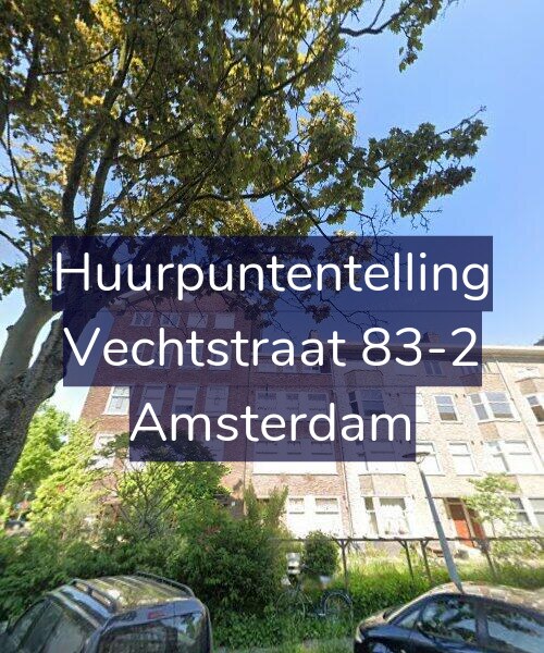 Foto gevel Huurpuntentelling voor Vechtstraat 83-2, Amsterdam