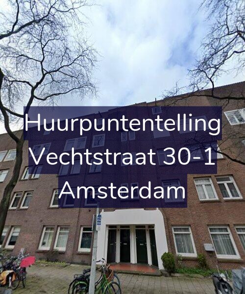 Foto gevel Huurpuntentelling voor Vechtstraat 30-1, Amsterdam
