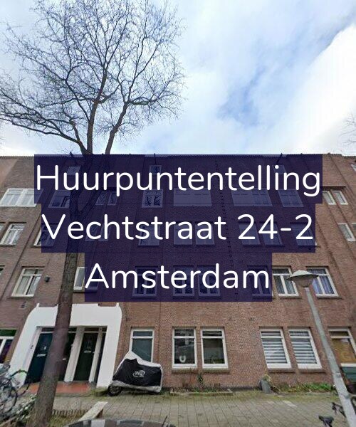 Foto gevel Huurpuntentelling voor Vechtstraat 24-2, Amsterdam