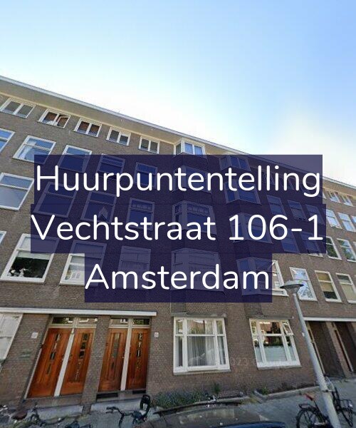 Foto gevel Huurpuntentelling voor Vechtstraat 106-1, Amsterdam