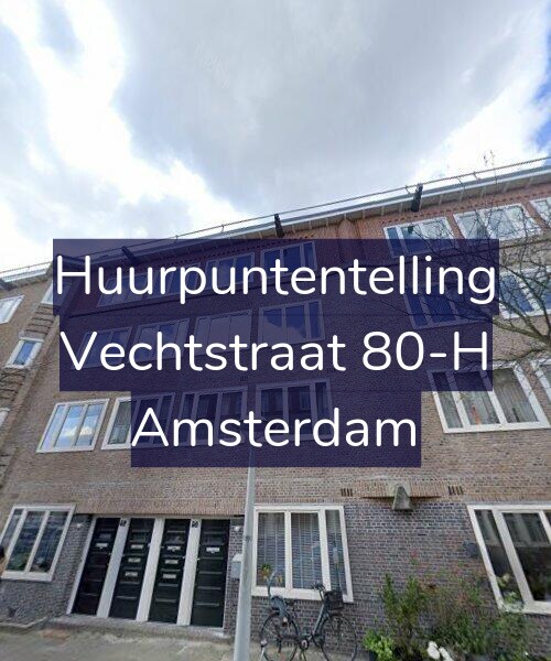 Foto gevel Huurpuntentelling voor Vechtstraat 80-H, Amsterdam
