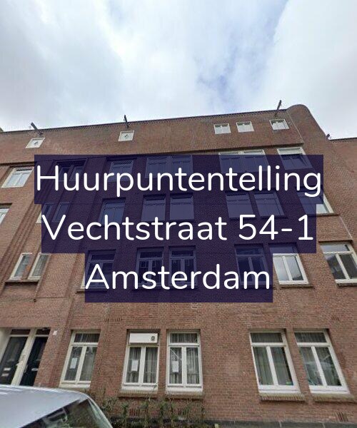 Foto gevel Huurpuntentelling voor Vechtstraat 54-1, Amsterdam