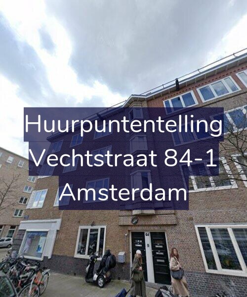 Foto gevel Huurpuntentelling voor Vechtstraat 84-1, Amsterdam