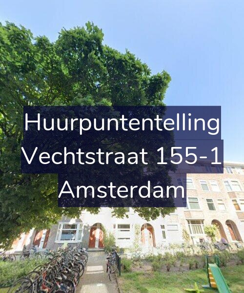 Foto gevel Huurpuntentelling voor Vechtstraat 155-1, Amsterdam