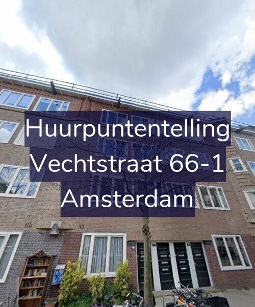 Foto gevel Huurpuntentelling voor Vechtstraat 66-1, Amsterdam