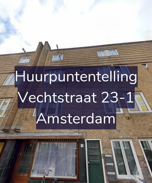 Foto gevel Huurpuntentelling voor Vechtstraat 23-1, Amsterdam