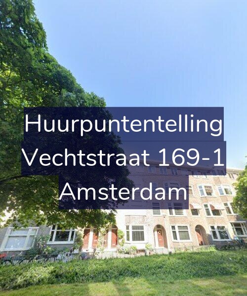 Foto gevel Huurpuntentelling voor Vechtstraat 169-1, Amsterdam