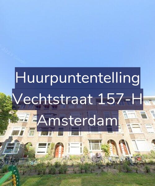 Foto gevel Huurpuntentelling voor Vechtstraat 157-H, Amsterdam