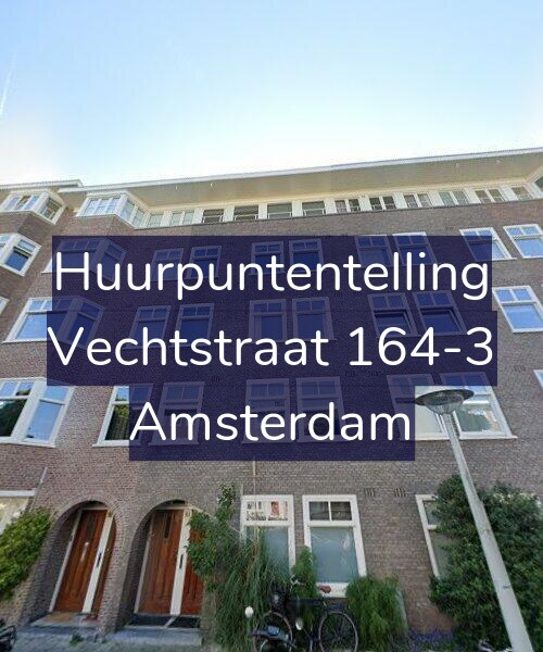Foto gevel Huurpuntentelling voor Vechtstraat 164-3, Amsterdam
