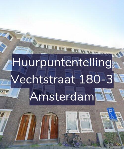Foto gevel Huurpuntentelling voor Vechtstraat 180-3, Amsterdam