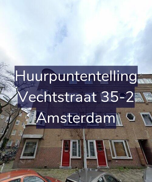 Foto gevel Huurpuntentelling voor Vechtstraat 35-2, Amsterdam