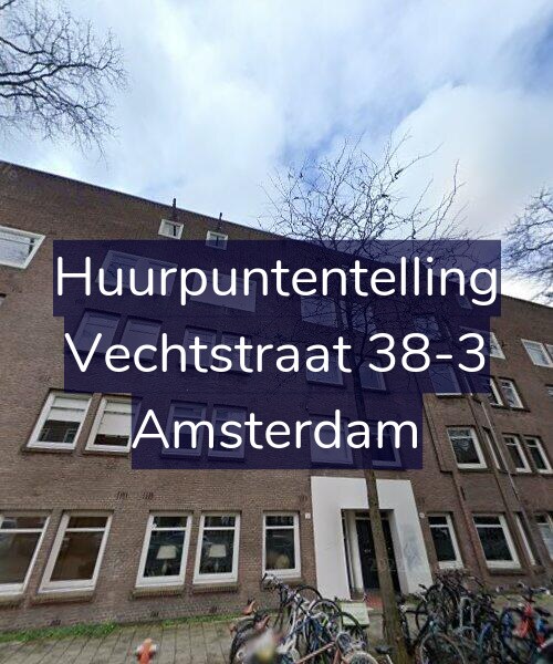 Foto gevel Huurpuntentelling voor Vechtstraat 38-3, Amsterdam
