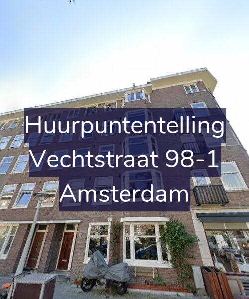 Foto gevel Huurpuntentelling voor Vechtstraat 98-1, Amsterdam