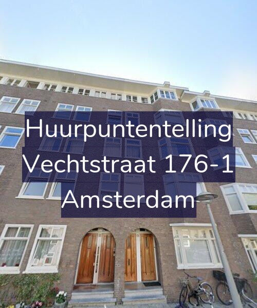 Foto gevel Huurpuntentelling voor Vechtstraat 176-1, Amsterdam