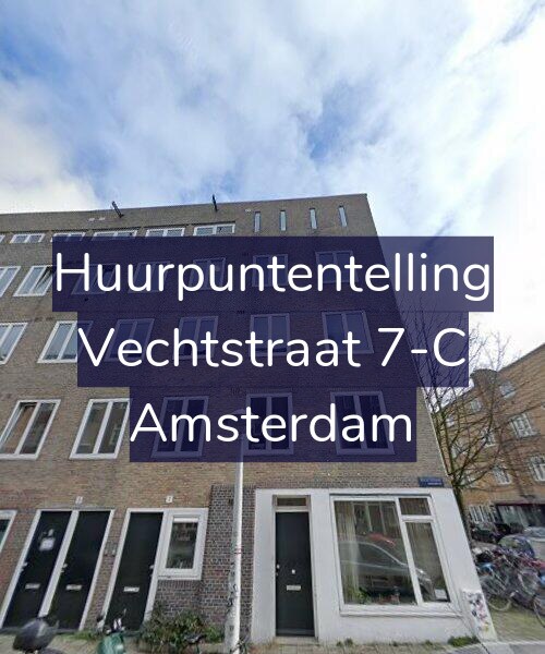 Foto gevel Huurpuntentelling voor Vechtstraat 7-C, Amsterdam