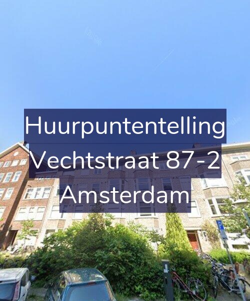 Foto gevel Huurpuntentelling voor Vechtstraat 87-2, Amsterdam