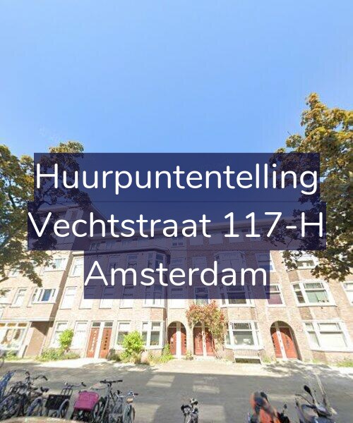 Foto gevel Huurpuntentelling voor Vechtstraat 117-H, Amsterdam