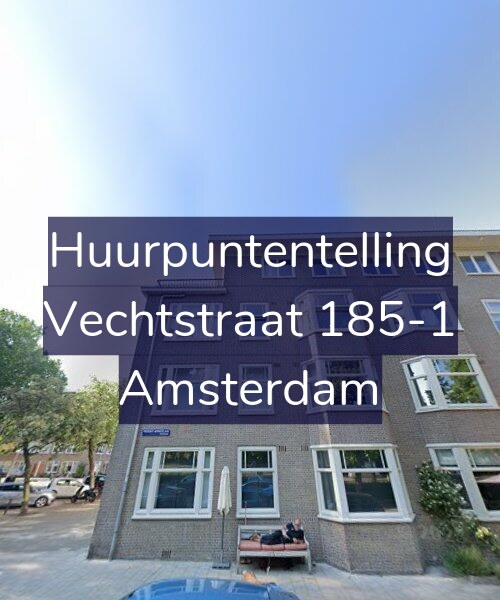 Foto gevel Huurpuntentelling voor Vechtstraat 185-1, Amsterdam