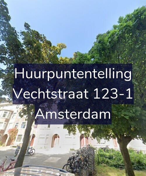 Foto gevel Huurpuntentelling voor Vechtstraat 123-1, Amsterdam