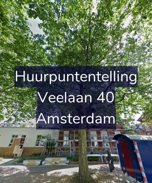 Foto gevel Huurpuntentelling voor Veelaan 40, Amsterdam
