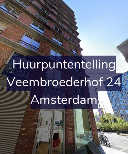 Foto gevel Huurpuntentelling voor Veembroederhof 24, Amsterdam