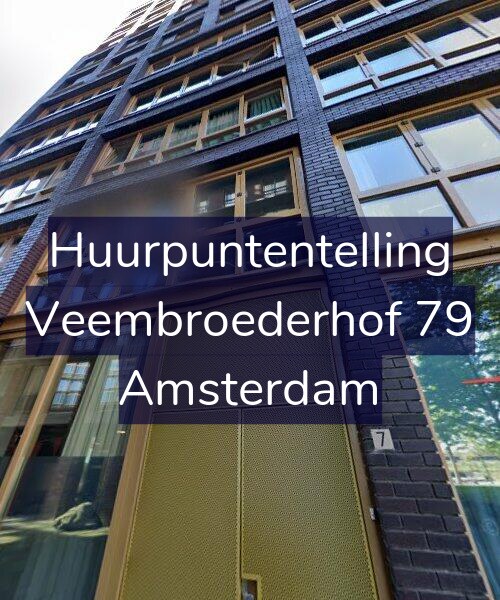 Foto gevel Huurpuntentelling voor Veembroederhof 79, Amsterdam