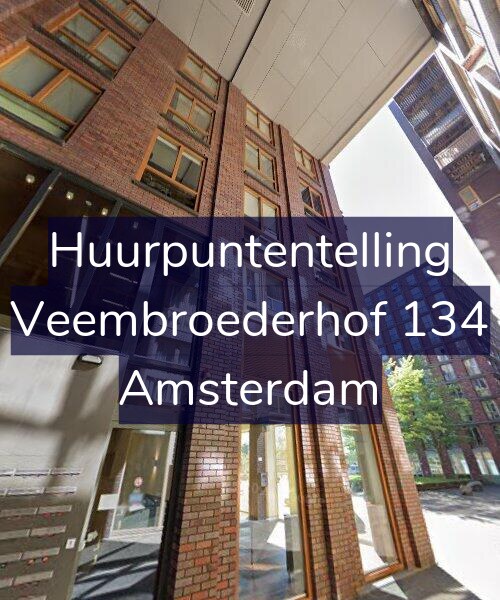 Foto gevel Huurpuntentelling voor Veembroederhof 134, Amsterdam