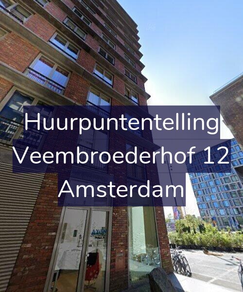 Foto gevel Huurpuntentelling voor Veembroederhof 12, Amsterdam