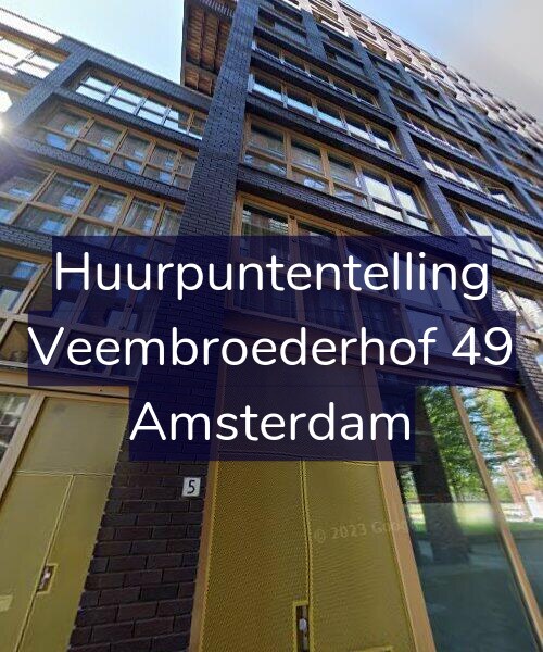 Foto gevel Huurpuntentelling voor Veembroederhof 49, Amsterdam
