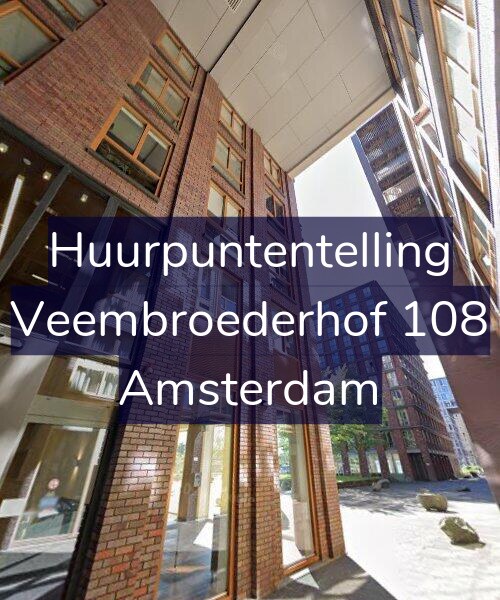 Foto gevel Huurpuntentelling voor Veembroederhof 108, Amsterdam