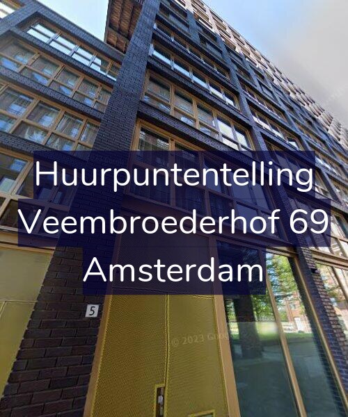 Foto gevel Huurpuntentelling voor Veembroederhof 69, Amsterdam