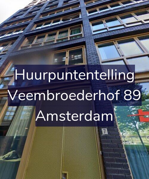 Foto gevel Huurpuntentelling voor Veembroederhof 89, Amsterdam