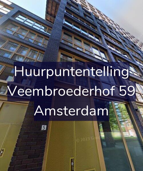 Foto gevel Huurpuntentelling voor Veembroederhof 59, Amsterdam