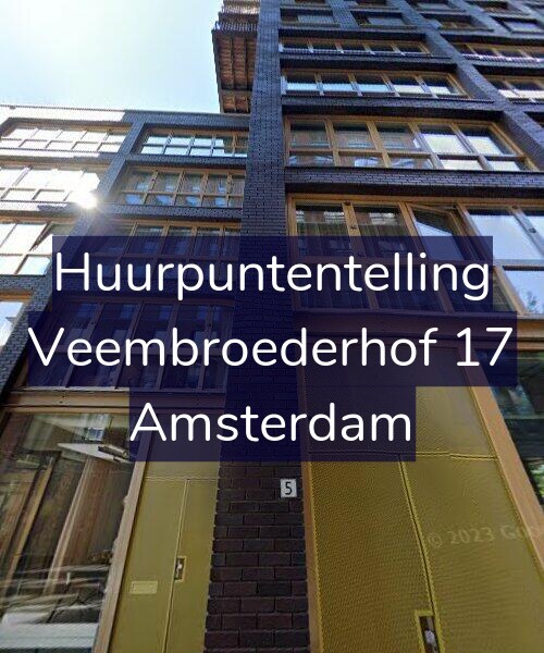 Foto gevel Huurpuntentelling voor Veembroederhof 17, Amsterdam