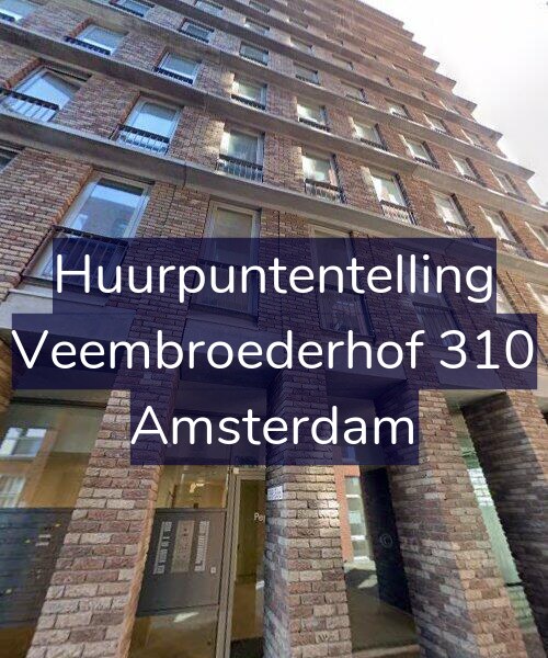 Foto gevel Huurpuntentelling voor Veembroederhof 310, Amsterdam