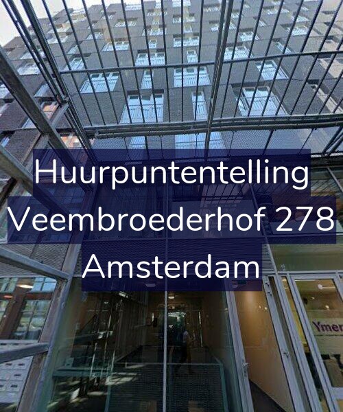Foto gevel Huurpuntentelling voor Veembroederhof 278, Amsterdam