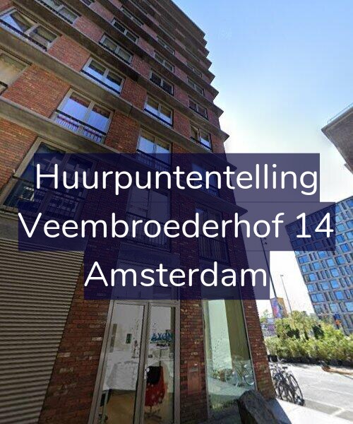 Foto gevel Huurpuntentelling voor Veembroederhof 14, Amsterdam