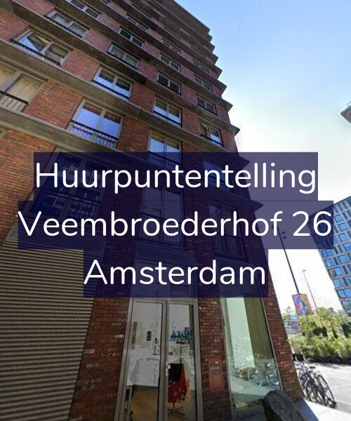 Foto gevel Huurpuntentelling voor Veembroederhof 26, Amsterdam