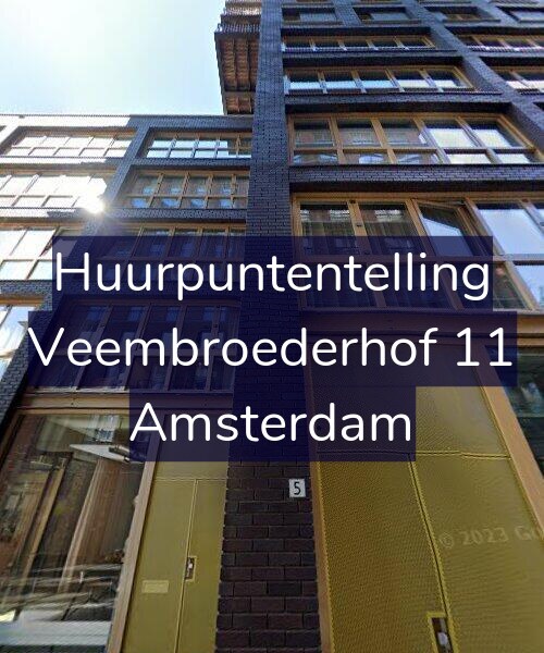 Foto gevel Huurpuntentelling voor Veembroederhof 11, Amsterdam
